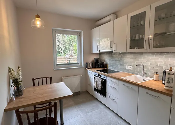 Moderne 2-zimmer-wohnung Mit Ueberdachter Terrasse 公寓 Tonnhausen